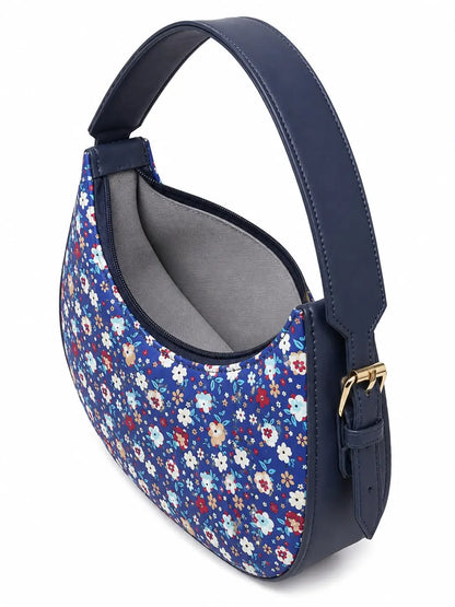Floral Rexgine Hobo Bag Adjustable Handle