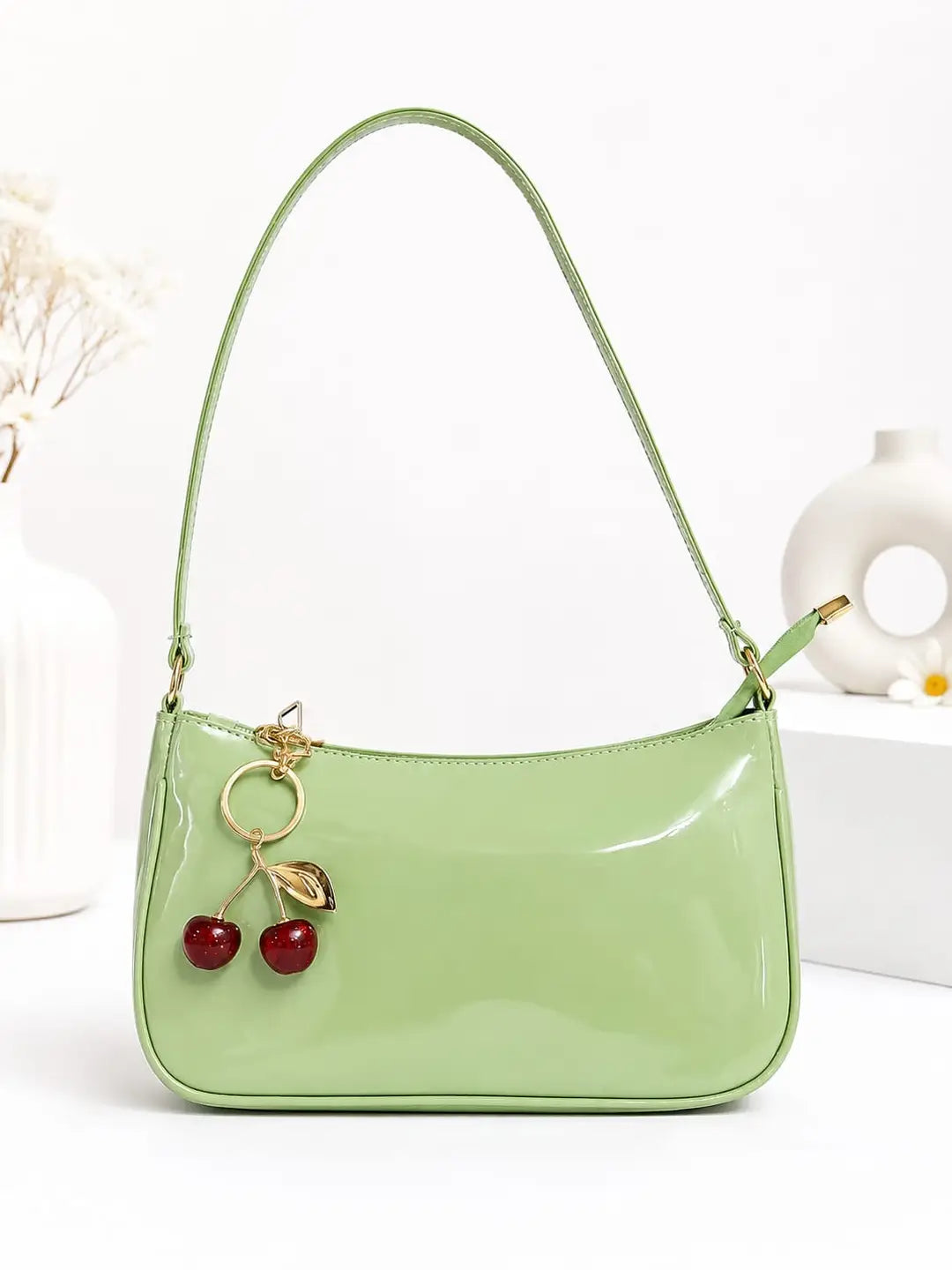Women's Rexine Plain Shoulder Bag