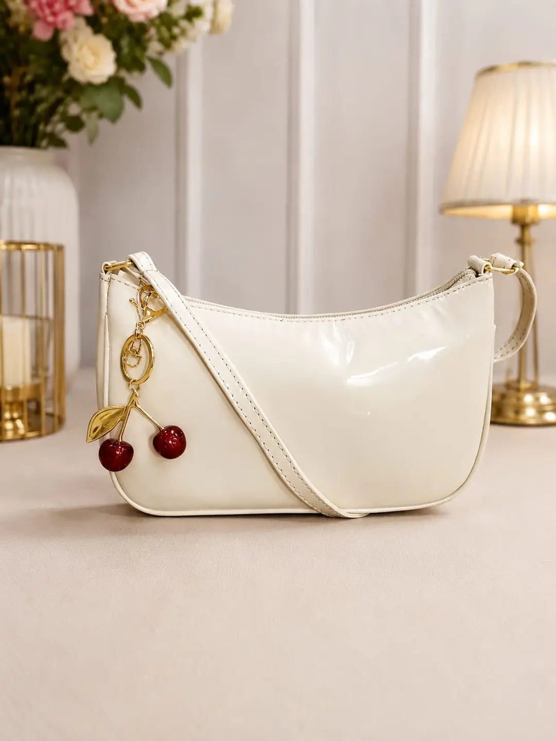 Women's Rexine Plain Shoulder Bag