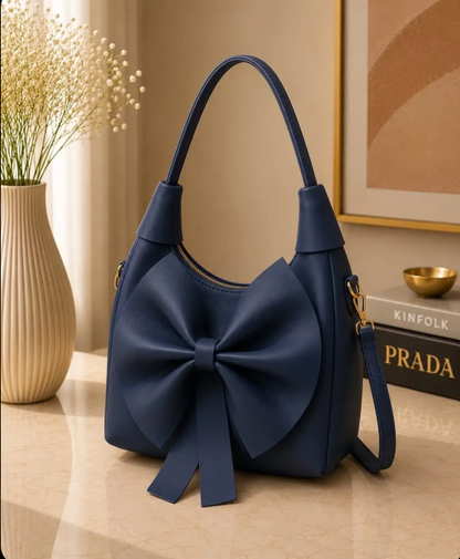 Women's Leather Plain Shoulder Bag