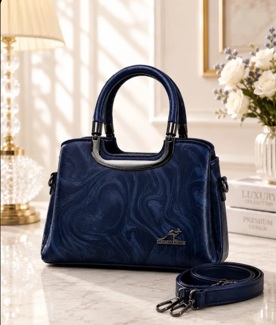 Women’s Premium Printed Leather Shoulder Bag – Stylish & Elegant